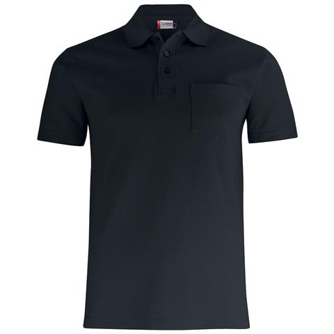 Basic Polo With Pocket Nero 4xl - Foto 1