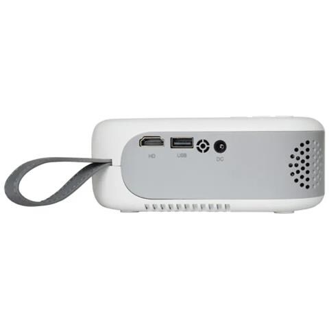 Mini Proiettore 300 Lumen LED 720p Colore Bianco - Foto 9