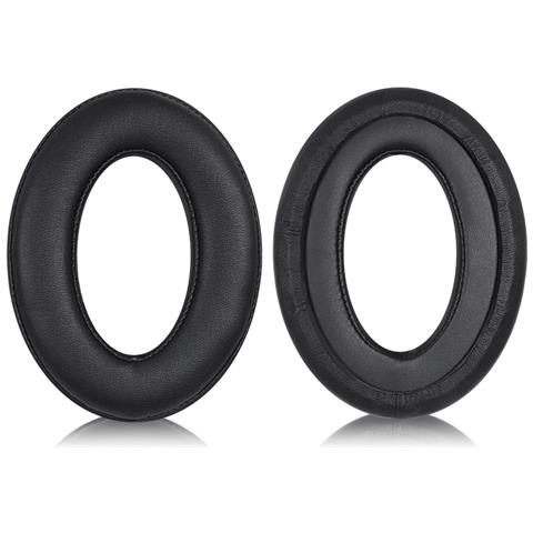 Cuscinetti Auricolari Di Ricambio Per Sennheiser Serie Hd - Pelle Proteica Nera - Foto 1