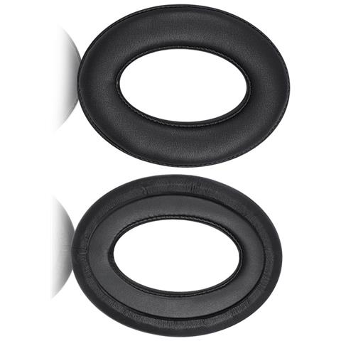 Cuscinetti Auricolari Di Ricambio Per Sennheiser Serie Hd - Pelle Proteica Nera - Foto 2