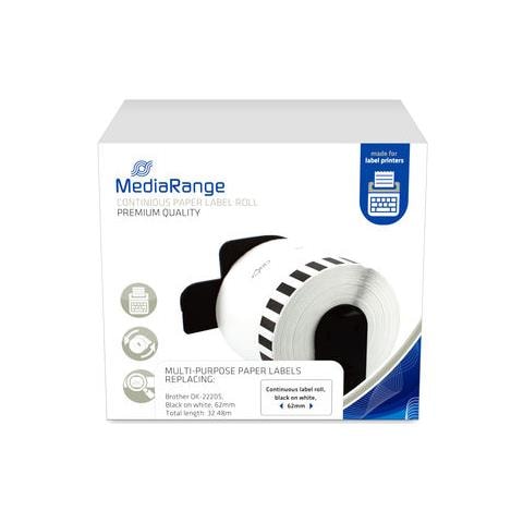 MRBDK22205 etichetta per stampante Bianco Etichetta per stampante non adesiva - Foto 1