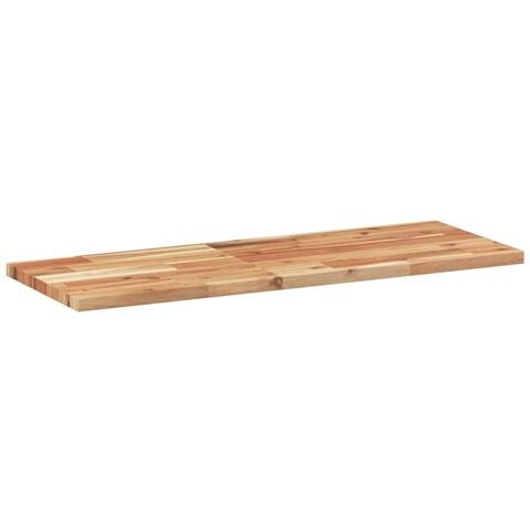 Mensole Da Parete 4 Pz 80x30x2 Cm Legno Acacia Rifinito A Olio - Foto 3