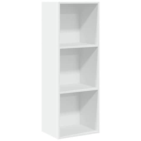 Libreria Bianca 40x30x114 Cm In Legno Multistrato - Foto 2