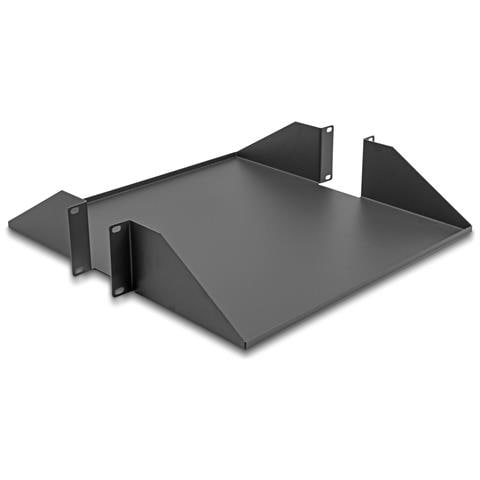 Ripiano double-face da 19? fino a 46 kg da 500 mm di profondità 2U grigio scuro - Foto 1