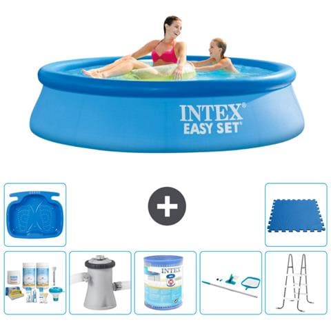 Piscina Fuori Terra - In Giro - 244x61 Cm - Blu - Include Accessori Coordinati A422 - Foto 1