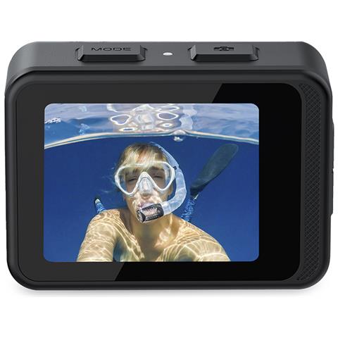 Action Cam Aqua DV850 WiFi, App Mobile, Doppio Schermo LCD IPS, Risoluzione 4K e 24MP, Stabilizzatore d'immagine EIS, Impermeabile, Autonomia 90 minuti, Scheda SD fino a 128 GB - Foto 2
