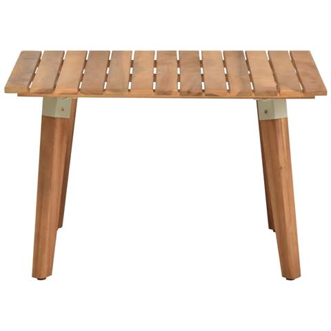 Tavolino Da Caffè Per Giardino 60x60x36 Cm Legno Di Acacia - Foto 1