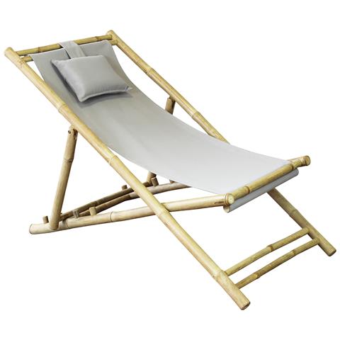 Lelly - Sdraio Da Giardino In Bamboo - Foto 2