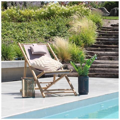 Lelly - Sdraio Da Giardino In Bamboo - Foto 8