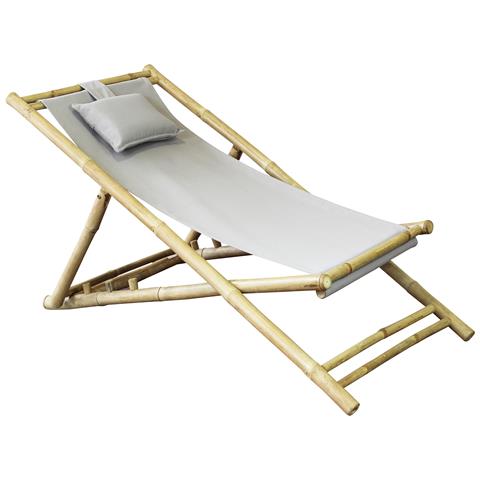 Lelly - Sdraio Da Giardino In Bamboo - Foto 1