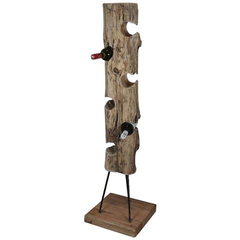 Lupin - Porta Bottiglie In Legno Di Teak - Foto 2
