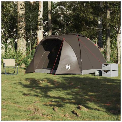 Tenda da Pesca per 2 Persone Marrone Impermeabile - Foto 2