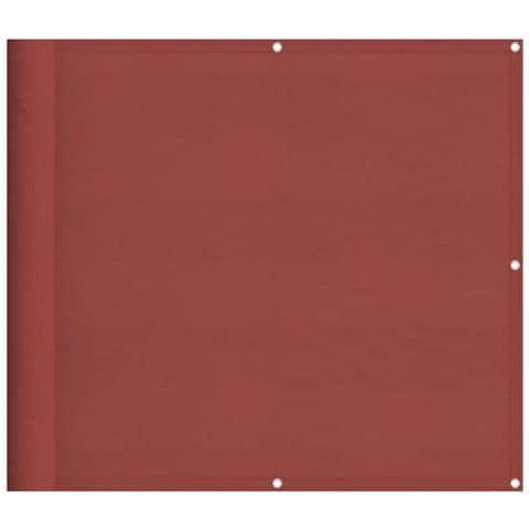 Paravento Balcone Terracotta 90x1000 cm 100% Poliestere Oxford - Foto 1