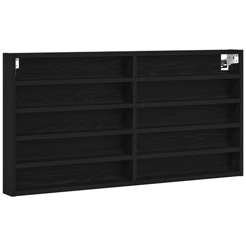 Armadio da parete  Nero in legno ingegnerizzato - Foto 1