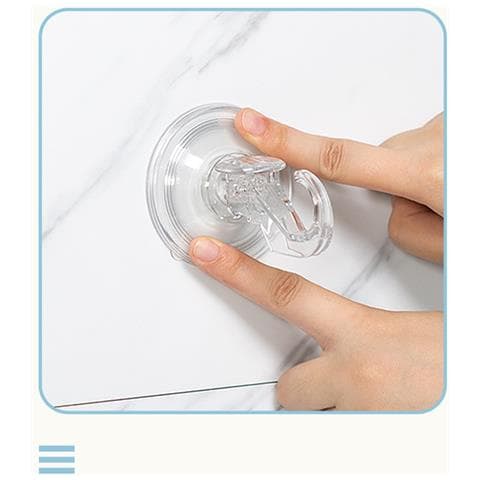 Ganci A Ventosa Neri (confezione Da 4) - Soluzione Di Fissaggio Senza Fori Per Bagno, Cucina E Vetro - Foto 7