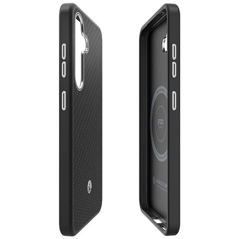 Enzo Aramid custodia per cellulare 17 cm (6.7") Cover Nero, Argento - Foto 6