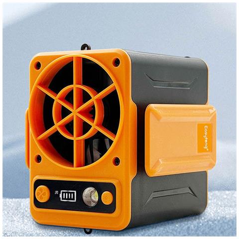Ventilatore Portatile Da Cintura - Batteria 5000mah, 8000rpm, Display Led - Foto 4