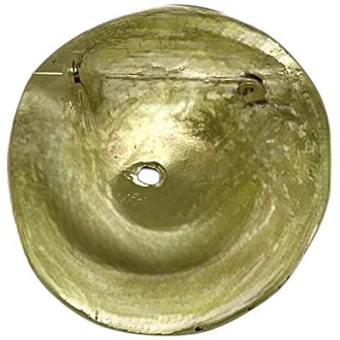 Spilla Vintage Di Design In Ottone Placcato Oro - Foto 5