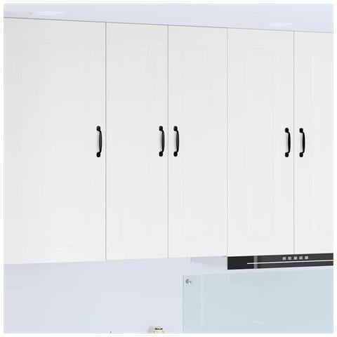 Pensile cucina Bianco Lucido 60 x 31 x 100 cm Legno multistrato - Foto 2