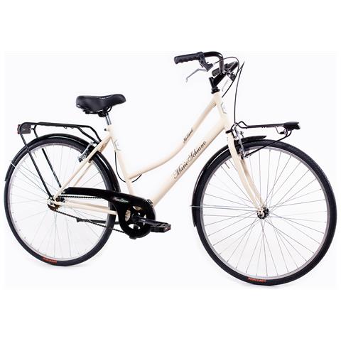 Mario Schiano Olanda 26'' - Bici Da Città, Unisex, Ruote 26'', Cambio 1 Velocità, Telaio Acciaio, Con Accessori - Colore Crema - Foto 2