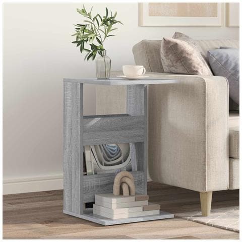 Tavolo laterale Grigio Sonoma 40 x 35 x 60,5 cm - Foto 2