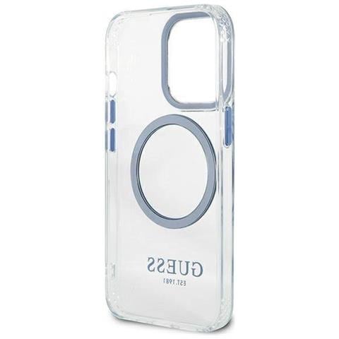Custodia Magsafe In Metallo Per Iphone 13 Pro / Iphone 13 - Blu - Foto 1