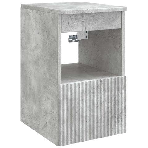 Set di mobili per il bagno 3 pz Grigio Cemento - Foto 2