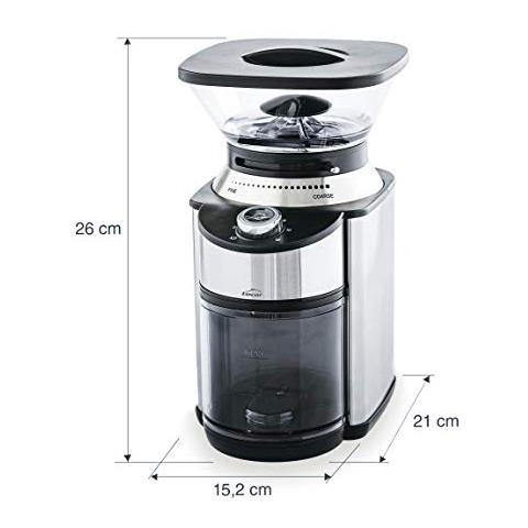 69485 - Macinacaffè elettrico Kaldi, piastre coniche in acciaio inox, - Foto 3