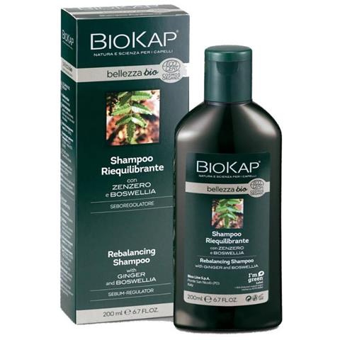 Biokap Bellezza Bio Shampoo Riequilibrante Cosmos Ecocert 200 ml Biosline - Foto 1