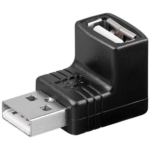Adattatore Usb 2.0 Angolato Maschio / Femmina - Foto 2