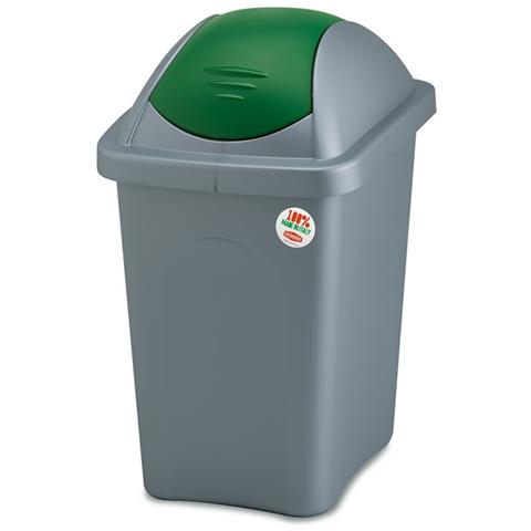 Basculina Multipat Pattumiera Struttura Silver Verde 60 Lt - Foto 3