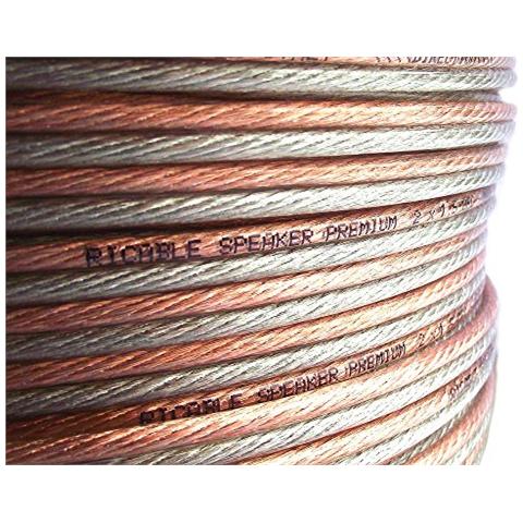 Speaker Premium 1.5/10 - Bobina 10 mt - Cavo audio di potenza per Diffusori Acustici 2 x 1,5 mm. - Foto 1
