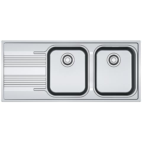Lavello Smart Da Incasso Bordo Slim 2 Vasche+ Gocciolatoio Destro SRX 621 Scatola Di Cartone - Foto 1