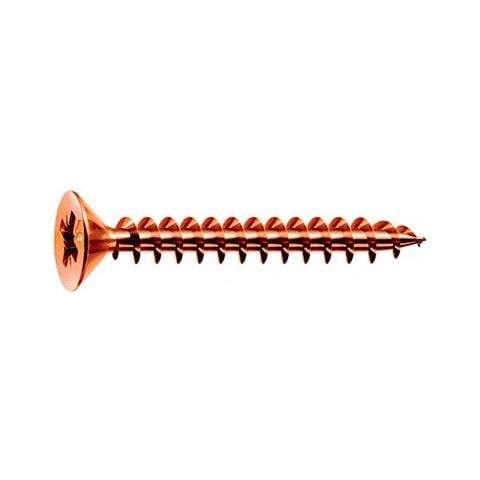 Set 500 Vite Autofilettante Per Truciolare Bronzata Tp 4,5x20 E-100 Bulloneria-viteria - Foto 3