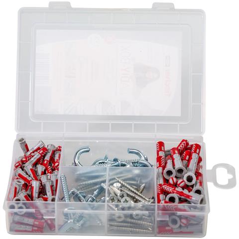 541507 ancoraggio a vite e tassello 80 pz Kit di viti e tasselli a muro - Foto 2