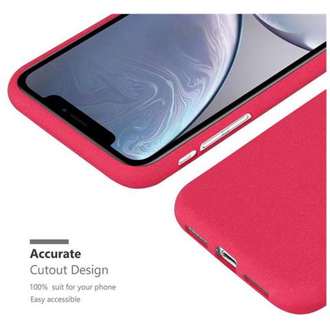 Cadorabo Custodia Compatibile Con Apple Iphone Xr In Frost Rosso - Coperchio Protettivo In Silicone Tpu Flessibile - Foto 11