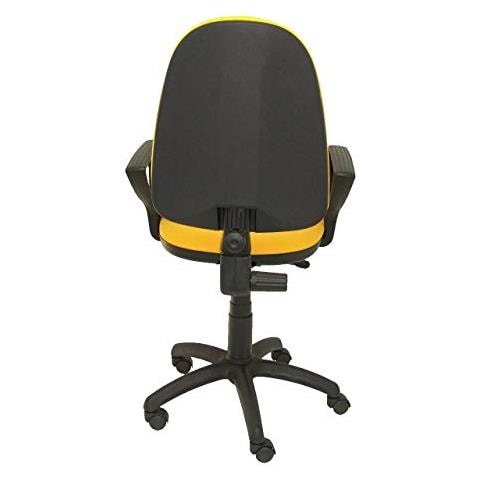 Modello 04cp - Sedia Da Ufficio Ergonomica Con Meccanismo Di Contatto Permanente E Regolabile In Altezza - Sedile E Schienale Imbottiti In Tessuto Bali Colore Grigio (braccioli Fissi Inclusi) - Foto 4