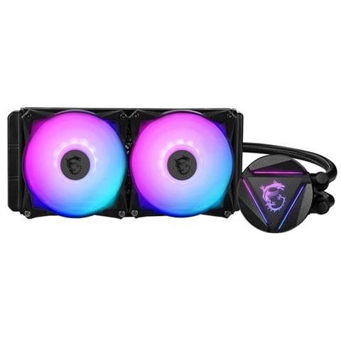 Dissipatore CPU a Liquido Mag Core Liquid 240r per Socket Intel LGA 1150/1151/1155/1156/1200/1366/2011/2011-3/2066 e Socket AMD AM4 / FM2+ / FM2 / FM1 / AM3+ / AM3 / AM2+ / AM2 - Foto 2