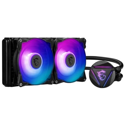 Dissipatore CPU a Liquido Mag Core Liquid 240r per Socket Intel LGA 1150/1151/1155/1156/1200/1366/2011/2011-3/2066 e Socket AMD AM4 / FM2+ / FM2 / FM1 / AM3+ / AM3 / AM2+ / AM2 - Foto 5