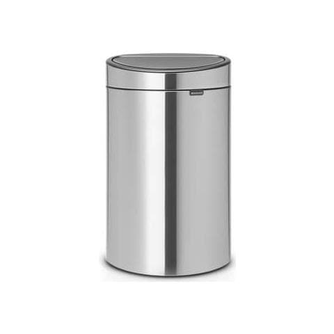 Pattumiera Brabantia Touch Bin - Acciaio Opaco - 40l - Foto 2