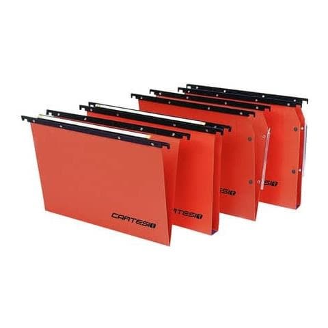 Cartelle Sospese Orizzontali Per Cassetti 33 Cm Fondo V Arancio Cf. 25 Pezzi - 300/330 Link -a2 - Foto 1