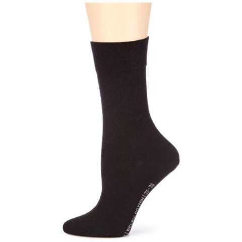 005120 Relax Cotton Socke Calzini, Opache, Nero (schwarz (black 0005), 35/38-de Donna - Foto 1