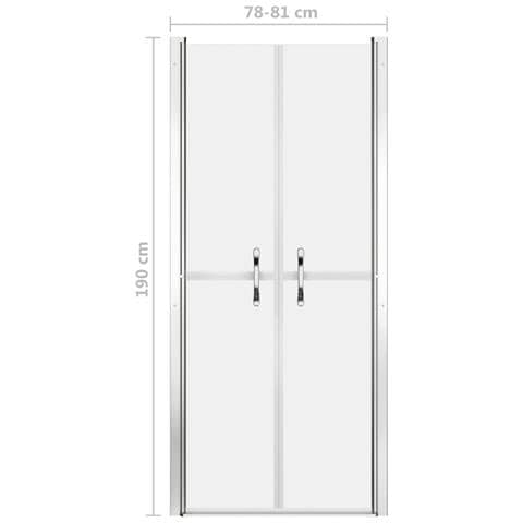 Porta per Doccia in ESG Satinato 81x190 cm - Foto 4