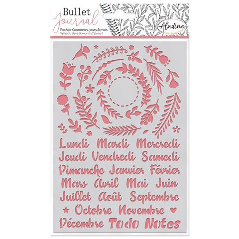 Stencil Per Diario - Corone, Giorni E Mesi - Foto 1