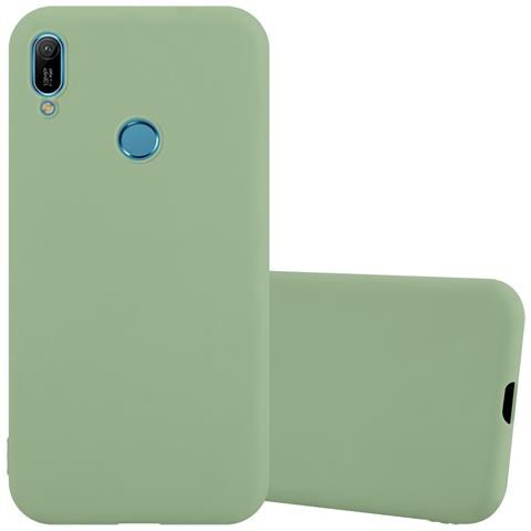 Custodia Compatibile Con Huawei Y6 2019 In Candy Pastello Verde - Coperchio Protettivo In Silicone Tpu Flessibile - Foto 1