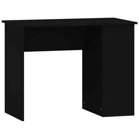 Scrivania Nera 100x55x75 Cm In Legno Multistrato - Foto 1