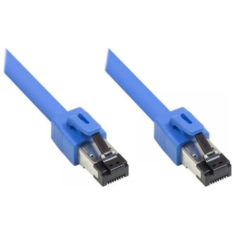 Alcasa 8080-015b Cavo Di Rete Blu 1,5 M Cat8.1 S /ftp (s-stp) - Foto 1