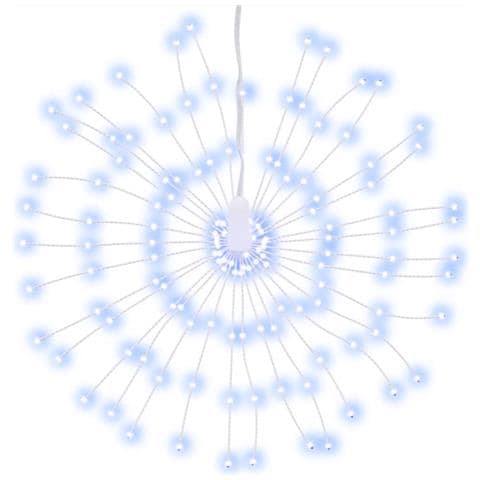 Illuminazioni Di Natale Galassia 140 Led 2pz Bianco Freddo 17cm - Foto 2