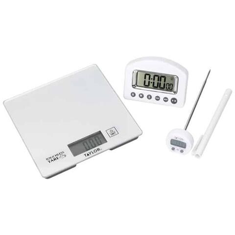 Kitchen Scales, Digital Thermometer & Timer Gift Set - Foto 1