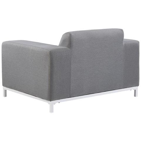 Set Di 2 Poltrone Da Giardino Grigio E Bianco Rovigo - Foto 7